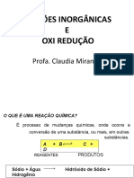 Aula de Reações Inorgânicas e Oxi Redução