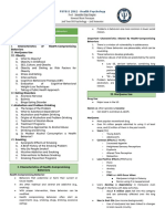 PSY011 Health Psychology Chapter 5