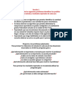 Sección 1 Teniendo en Cuenta Los Siguientes Problemas Identificar Los Posibles Elementos de Entrada y Resultados Esperados de Cada Uno