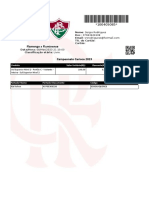 Flamengo X Fluminense: Nome: Sergio Rodrigues Doc.: 07683949108 Tit. Do Cartão: Cartão