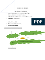 Diario de Clases: 1. Fecha: 10/febrero/2020 2. Tema: Explicación de La Hipótesis 3. Exposición Del Profesor