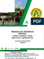 Medidas de Tendencia Central