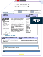 18 DE AGOSTOletra X 1ER GRADO