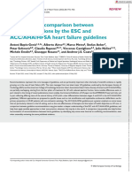 European J of Heart Fail - 2022 - Bay S Gen S - Head To Head Comparison Between Recommendations by The ESC and ACC AHA HFSA