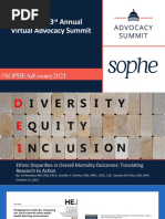 Sophe'S 23 Annual Virtual Advocacy Summit: #Sopheadvocacy2021