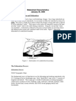 Watershed Characteristics