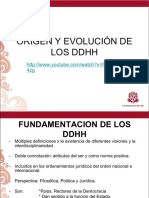 Origen Y Evolución de Los DDHH