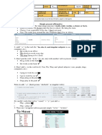 Guia Del Presente Simple en Sus 3 Formas