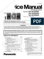 Sa-Vkx25Ee Sa-Vkx25Ga Sa-Vkx25Gs: DVD Stereo System