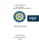 Laporan Observasi Mata Kuliah Praktik Peradilan Pidana Dan Perdata