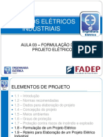 PEI - Aula 03 - Formulação de Um Projeto Elétrico