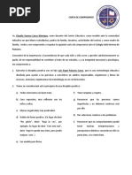 Carta de Compromiso