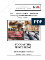 Food (Fish) Processing: K To 12 Basic Education Curriculum