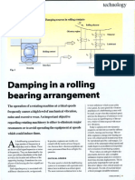 Damping in Bearing