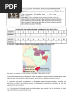 Avaliação 2º Ano Estudos Independentes