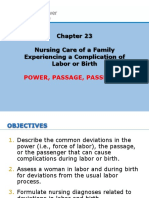 Nursing Care of A Family Experiencing A Complication of Labor or Birth