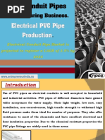 PVC Conduit Pipes Manufacturing Business-592382