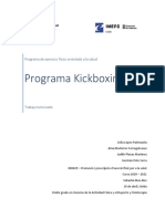 Programa Kickboxing: Programa de Ejercicio Físico Orientado A La Salud