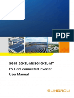 SG15 20KTL M SG10KTL MT User Manual PDF