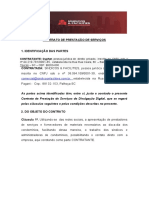 Contrato DE Prestação DE Serviços: CONTRATANTE: Cypher, Pessoa Jurídica de Direito Privado, Inscrita No CNPJ Sob o