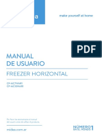 Manual de Usuario: Freezer Horizontal