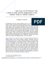 Illegal Under The Laws of All Nations? The Courts of Haiti and The Suppression of The Atlantic Trade in African Captives