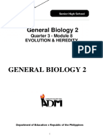 General Biology 2 - Q3 - Module 8