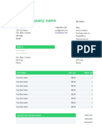 Invoice Template Excel