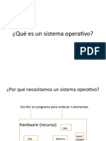 ¿Qué Es Un Sistema Operativo?