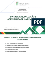 Diversidade, Inclusão E Acessibilidade Nas Empresas: Engenharia de Controle E Automação Engenharia Mecânica