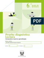 Prueba Diagnóstica Lectura: Grado de Primaria