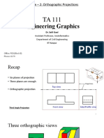 Engineering Graphics: Lecture - 2: Orthographic Projections