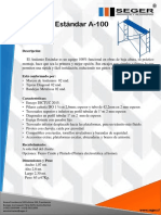 Andamio Estándar A-100: Denominación