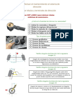 TAREA 3: Efectuar El Mantenimiento Al Sistema de Dirección Engrasar Rótulas y Terminales de Dirección