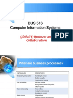 BUS 516 - Chapter 2 - Global E-Business and Collaboration