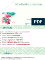 The Fundamentals of Embryology: Fertilization & Implantation and Twinning