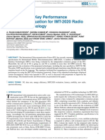 5G New Radio Key Performance Indicators Evaluation For IMT-2020 Radio Interface Technology