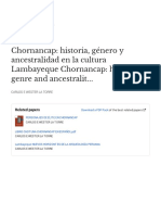 Chornancap: Historia, Género y Ancestralidad en La Cultura Lambayeque