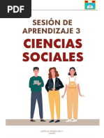 Sesión de Aprendizaje - 3 - CS 1° Grado