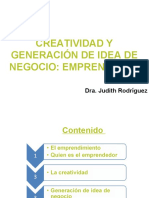 Presentación Creatividad Generacion de Idea de Negocio