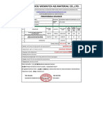 Guangzhou Wematch Ad - Material Co.,Ltd.: Proforma Invoice