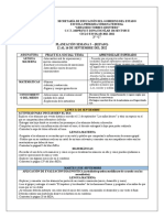 2° "C" Planeación Semana 3 - (Repaso) 12 Al 16 de Septiembre Del 2022 Práctica Social/ Tema Aprendizaje Esperado