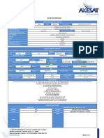 Acta de Servicio: Datos Generales Del Servicio