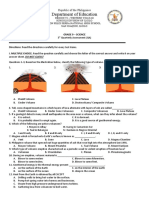 Grade 9 Science 3rd Departmental Test