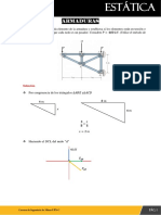 Armaduras: en Compresión. Suponga Que Cada Nodo Es Un Pasador. Considere 4.00 . (Utilice El Método de Los Nudos)