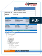 Descriptive Statistics