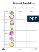 Twinkl Comparatives-And-Superlatives-Activity-Sheet - Ver - 2