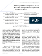 To Evaluate The Efficacy of Ultrasonography Guided Pectoral Nerve Block For Postoperative Analgesia in Breast Surgeries