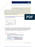 Uploading Recommendation From A PDF