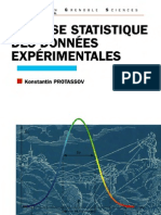 Analyse Statistique Des Données Expérimentales